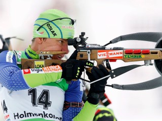 Slovinská biatlonistka Teja Gregorinová, archívna snímka.