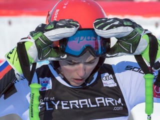 Petre Vlhovej obrovský slalom v Courcheveli nevyšiel.