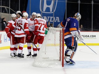 Hráči Detroitu strelil New York Islanders šesť gólov.