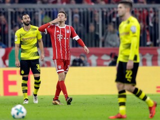 Ilustračná fotografia zo zápasu Borussia Dortmund - Bayern Mníchov.