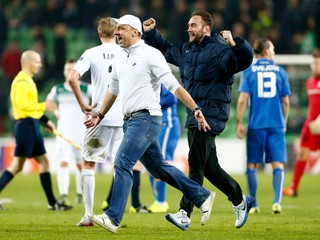 Jindřich Trpišovský (v popredí).