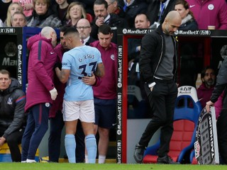 Gabriel Jesus nedohral silvestrovský zápas Manchestru City na trávniku Crystal Palace.