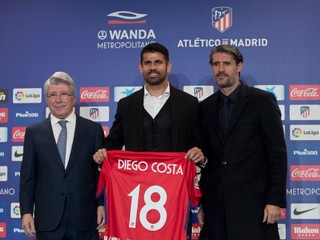Diego Costa prišiel do Atlética Madrid iba koncom minulého roka.