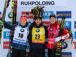 Fourcade vyhral vytrvalostné preteky v Ruhpoldingu, Kazár príjemne prekvapil