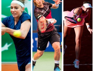 V utorok sa na Australian Open predstavia traja slovenskí tenisti. Zľava: Kristína Kučová, Lukáš Lacko a Jana Čepelová.