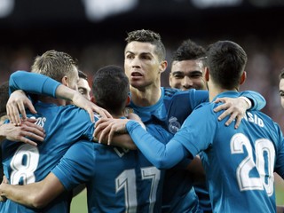Real hladko vyhral vo Valencii, Ronaldo dal dva góly z penalty