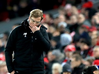 Tréner Liverpoolu Jurgen Klopp bol po zápase právom sklamaný.