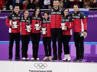 Kanaďania získali zlato v súťaži družstiev, porazili Olympijských športovcov z Ruska