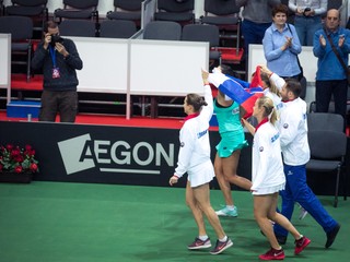 Slovenské tenistky potešili domácich divákov. Zdolali Rusko.