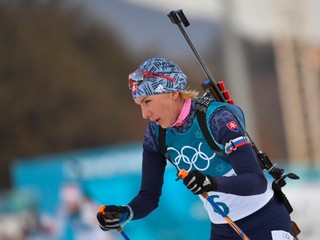 Anastasia Kuzminová zabojuje o svoju tretiu medailu na olympiáde v Pjongčangu.