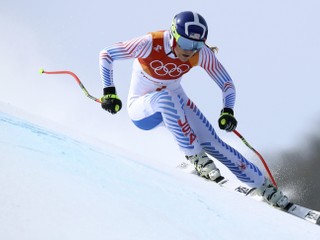 Lindsey Vonnová získala v Pjongčangu bronz v zjazde. 