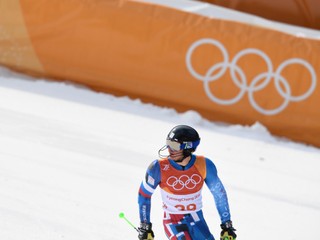 Adam Žampa v cieli 2. kola slalomu