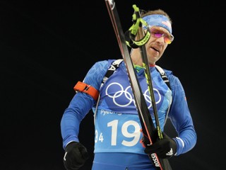 Člen amerického biatlonového tímu na olympiáde Lowell Bailey.