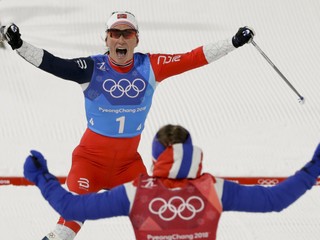 Björgenová získala svoju ôsmu zlatú olympijskú medailu, vyhrala beh na 30 kilometrov