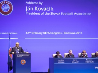 V slovenskej delegácii na kongrese UEFA bol aj prezident SFZ Jozef Kováčik.