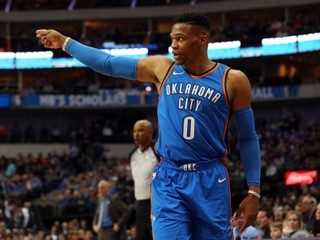 Russell Westbrook podal hviezdny výkon.