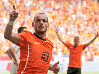 Holandský futbalista Wesley Sneijder.