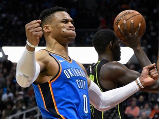 Russell Westbrook dosiahol sté triple-double v kariére.