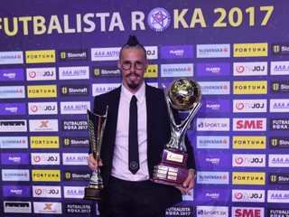 Hamšík vyhral anketu Futbalista roka, stal sa aj hráčom štvrťstoročia