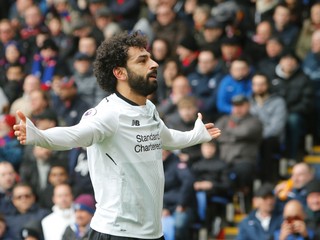 Mohamed Salah sa raduje po rozhodujúcom góle.