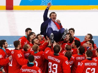 Oleg Znarok získal v Pjongčangu s Ruskom zlato.