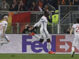 Hráči Olympique Lyon. Ilustračná fotografia.