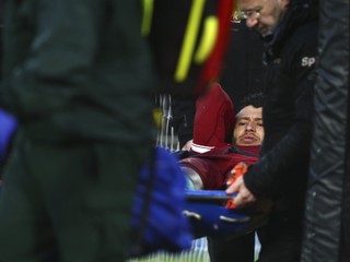 Alex Oxlade Chamberlain nedohral zápas Ligy majstrov s AS Rím.