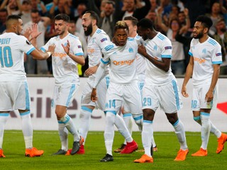 Futbalisti Marseille - ilustračná fotografia.