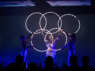 Atmosféra galavečera Slovenského olympijského výboru (SOV).