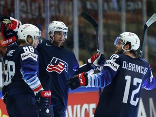 USA zdolali Lotyšsko 3:2 po predĺžení (MS v hokeji 2018, Online prenos)