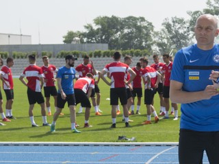 Slovenskí futbalisti do 21 rokov - ilustračná fotografia.