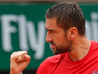 Chorvát Marin Čilič postúpil do druhého kola na Roland Garros.