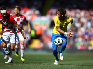 Neymar pri návrate strelil gól, Brazília zdolala Chorvátsko