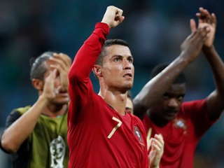 Cristiano Ronaldo bol hviezdou zápasu proti Španielsku.