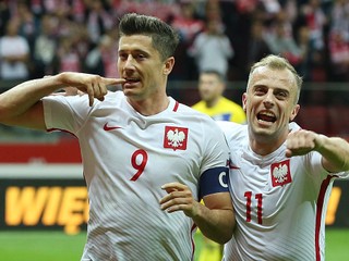 Robert Lewandowski je hviezdou Poľska.