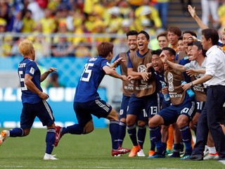 Kolumbia podľahla Japonsku 1:2 (MS vo futbale 2018, Online prenos)