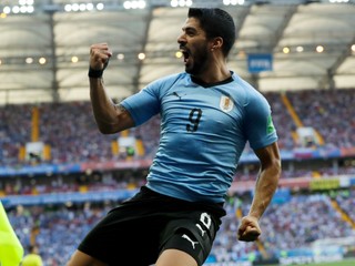 Luis Suárez sa raduje zo svojho gólu.