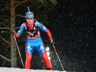 Ruská biatlonistkaJekaterina Glazyrinová.