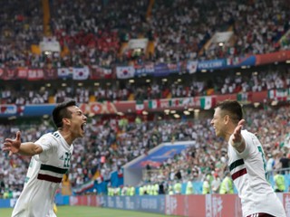 Mexiko vyhralo aj druhý zápas na MS, Južnú Kóreu zdolalo o gól