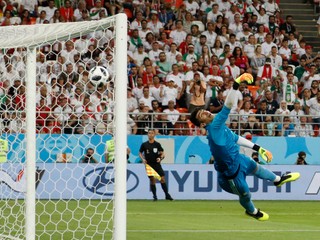 Brankár iránskej futbalovej reprezentácie Alireza Beiranvand.