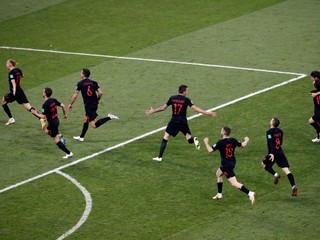 Chorvátsko postúpilo do semifinále, Rusko porazilo po penaltách