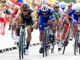 Dylan Groenewegen víťazí v 7. etape na Tour de France 2018.