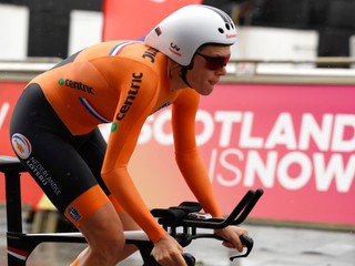 Časovku žien na ME v Glasgowe vyhrala Holanďanka Ellen van Dijková.