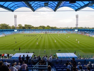 Vynovený štadión v Nitre, ilustračná snímka.