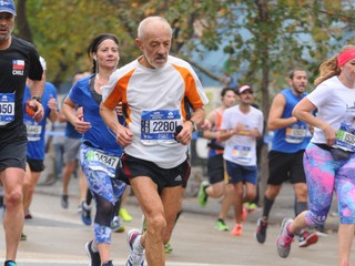 Ján Hazucha počas newyorského maratónu.