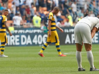 Momentka zo zápasu Inter Miláno - Parma.