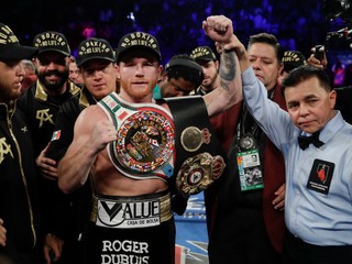 Mexický boxer Saúl "Canelo" Álvarez.