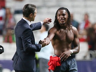 Renato Sanches s trénerom Bayernu Nikom Kovačom.