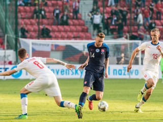 Milan Škriniar medzi hráčmi Česka.