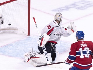 Momentka zo zápasu Montreal - Washington.